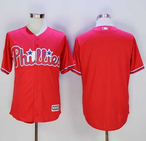 Philadelphia Phillies Blank Red New Cool Base Stitched Baseball Jersey,We sell and wholesale Philadelphia Phillies Blank Red New Cool Base Stitched Baseball Jersey on line form chian!